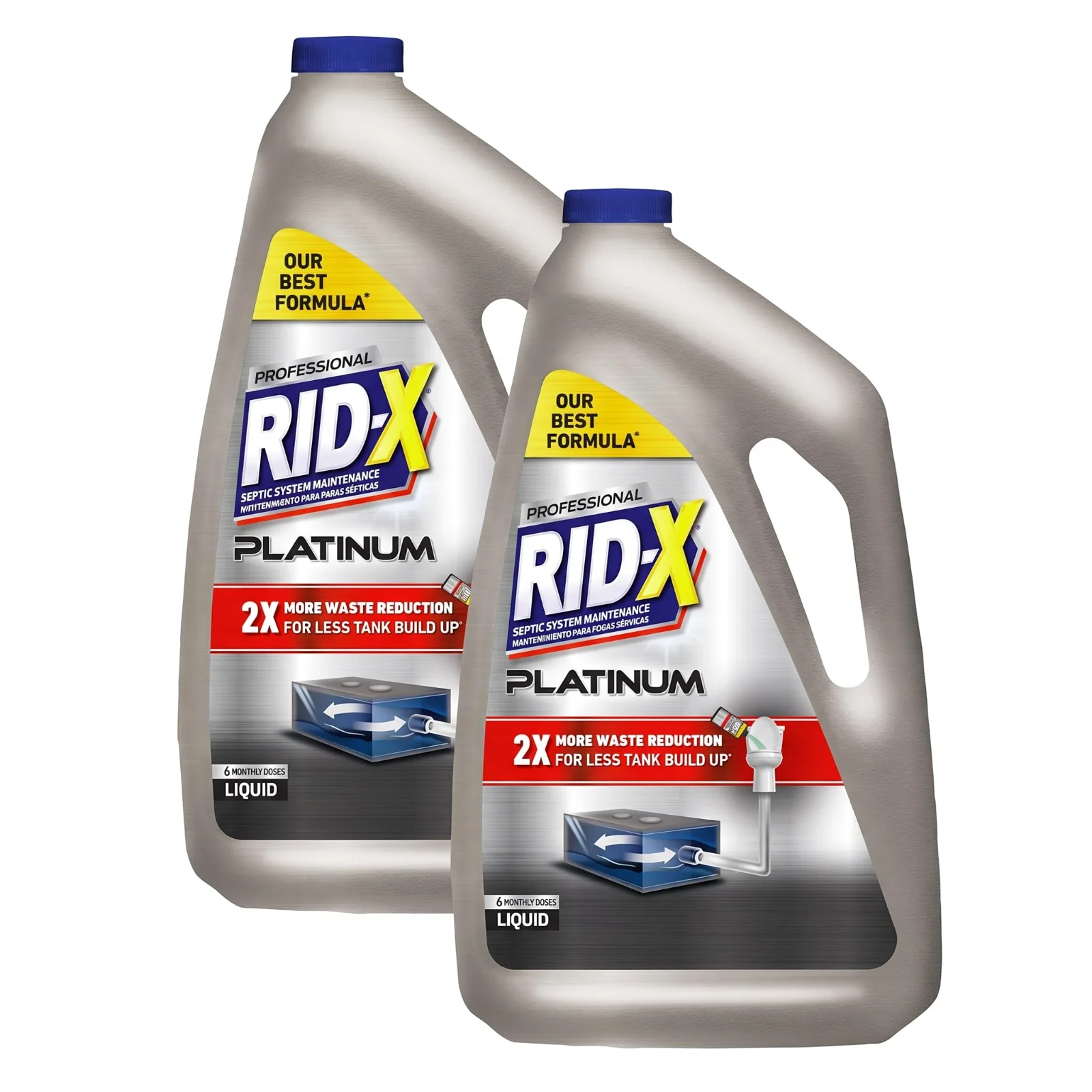 Rid-X Platinum Septic Tank Treatment, Liquid