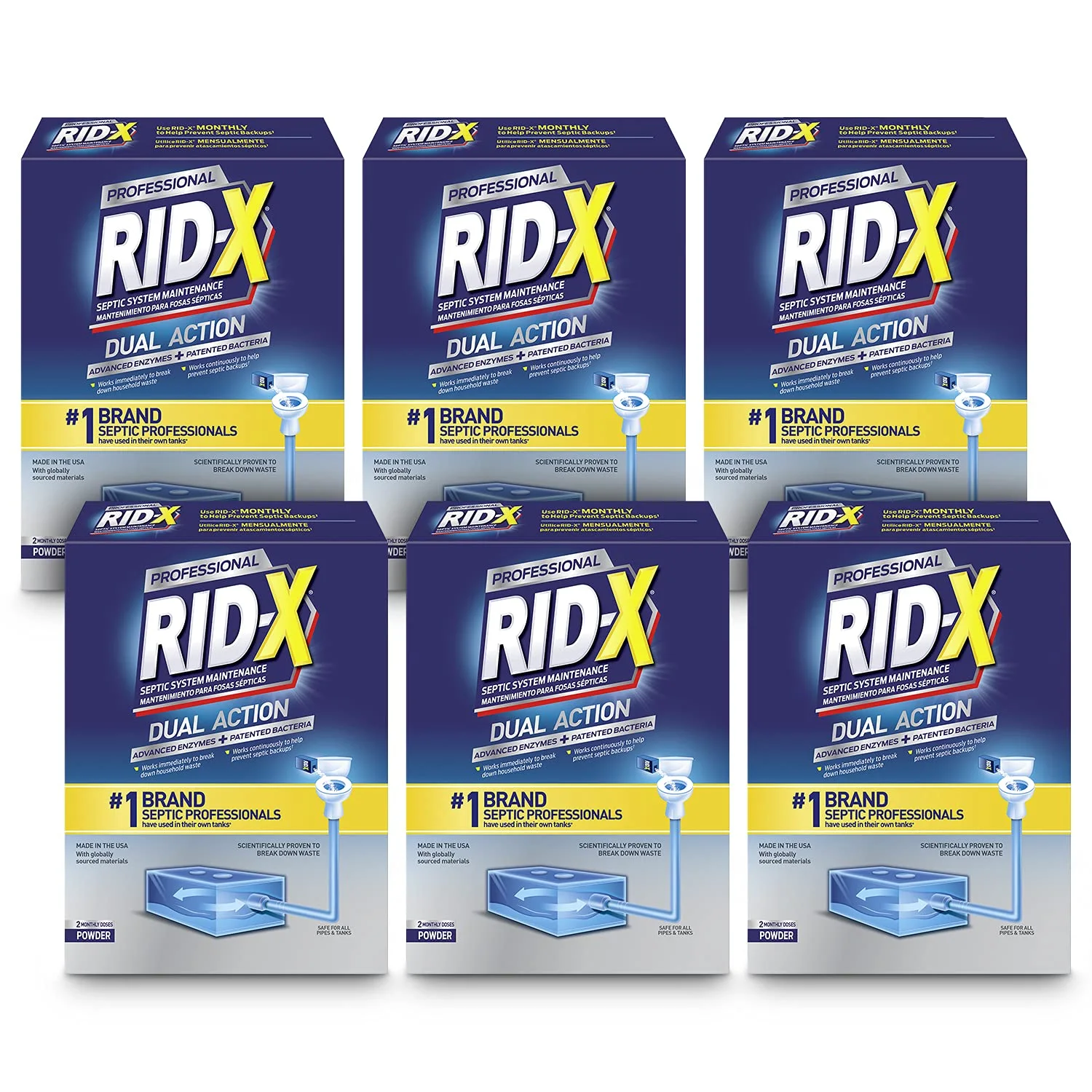 Rid-X Septic Tank Treatment Powder